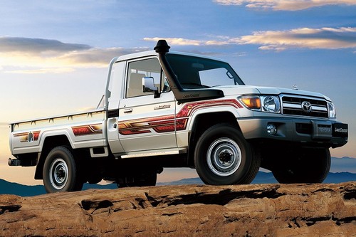 Toyota LC Pickup Front Cross Side View